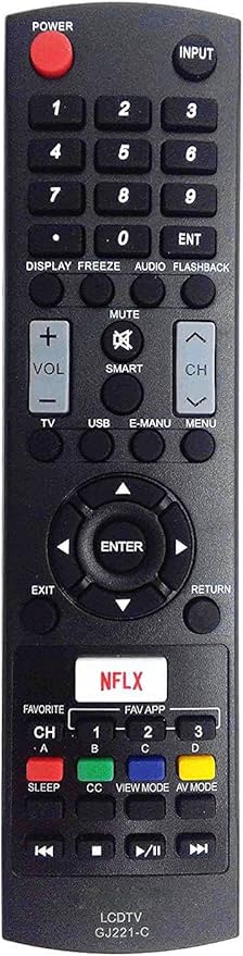 Amazon.com: GJ221-C Remote Control for Sharp LCD/LED TV LC32LE653U